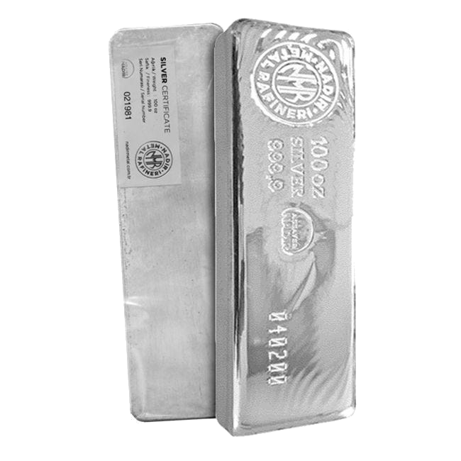 100 oz Silver Bar &ndash; Mint of Our Choice - Buy Online at MintBuilder