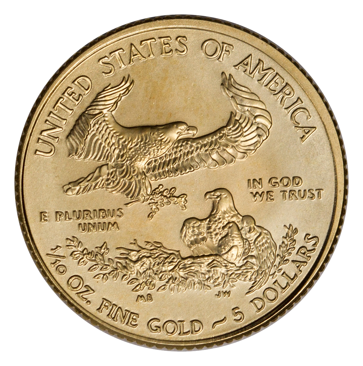 Random Date 1/10 oz Gold American Eagle GEM BU