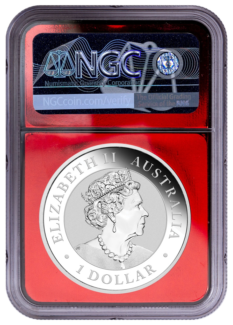 2022-P Australia 1 oz Silver Wedge-Tailed Eagle $1 Coin NGC MS70 First