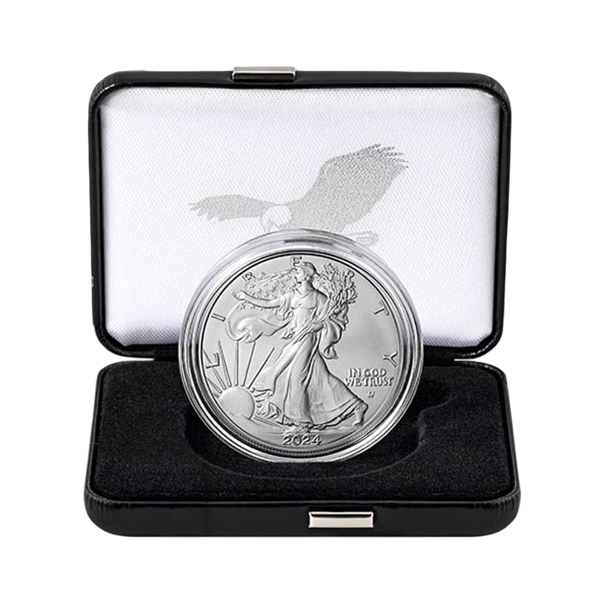 2024-W Burnished American Silver Eagle – Burnished Finish (Box & COA) - Buy Online at MintBuilder