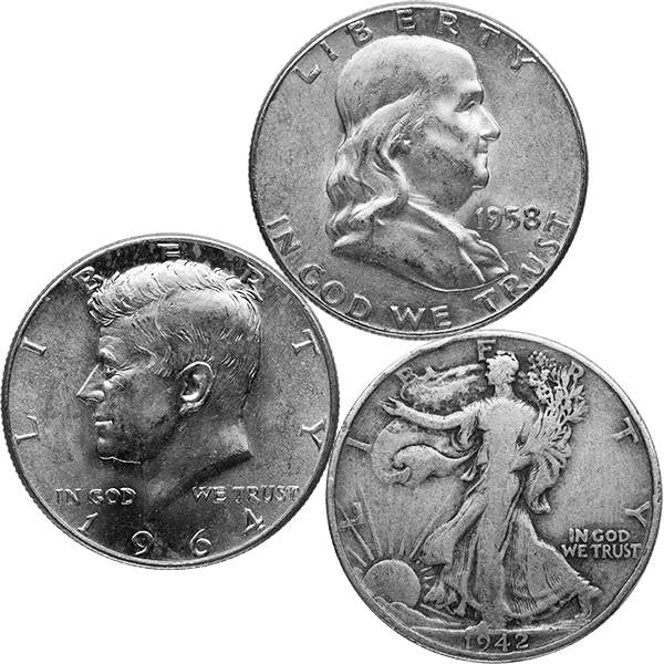 90% American Silver Coins – $1 Face Value - Buy Online at MintBuilder