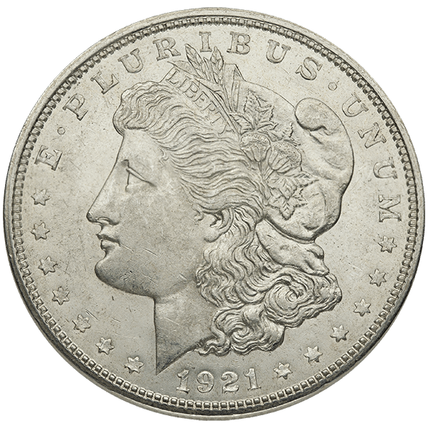 1921 Morgan Silver Dollar AU - Buy Online at MintBuilder