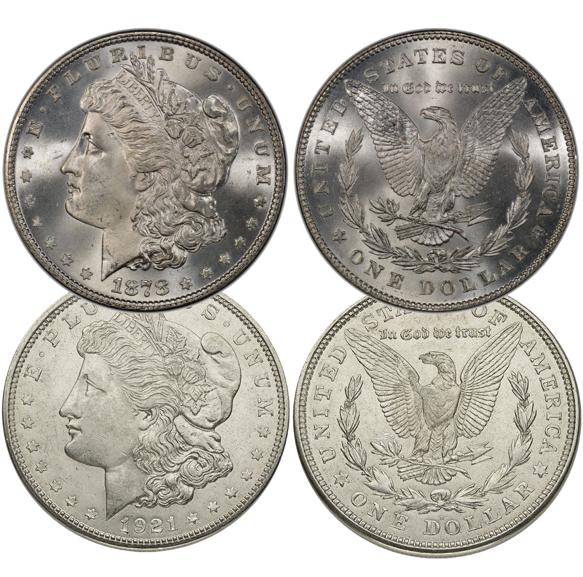 Morgan Silver Dollar AU (Date of Our Choice) - Buy Online at MintBuilder