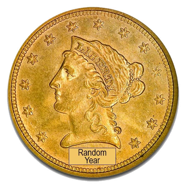 $2.50 U.S. Liberty Gold Quarter Eagles - Buy Online at MintBuilder