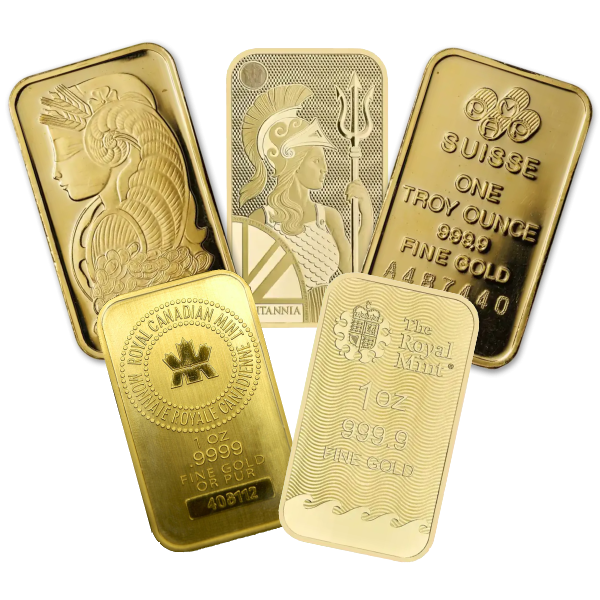 1 oz Gold Bars - Design Our Choice - Buy Online at MintBuilder