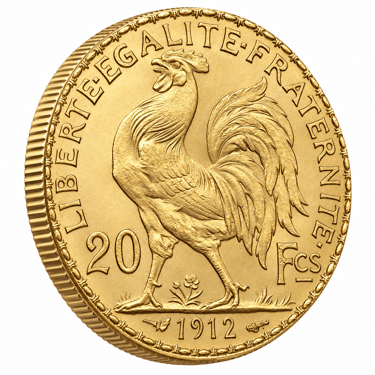 France Gold 20 Francs French Rooster Coin (1899-1914)