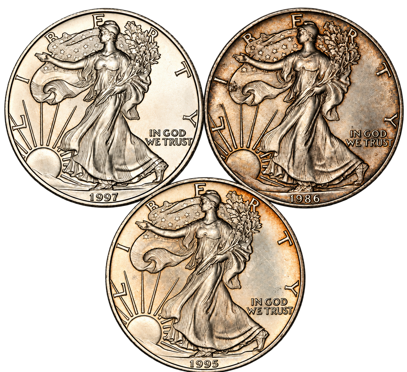 1 oz American Silver Eagle Coin Low Premium - Random Year