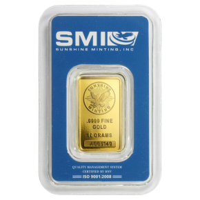 10 g Gold Bar – Sunshine Minting (in Assay)