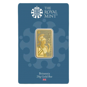 20 g Gold Bar – The Royal Mint Britannia (in Assay)