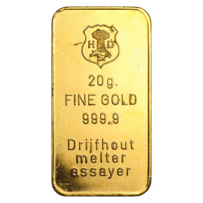 20 g Gold Bar – Secondary Market (Random Brand)