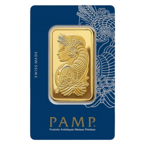 50 g Gold Bar – PAMP Suisse Lady Fortuna (In Assay)