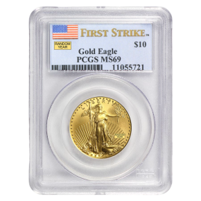 1/4 oz American Gold Eagle MS-69 (NGC or PCGS, Random Year)