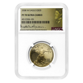 1/2 oz Proof American Gold Eagle PF70 NGC or PCGS (Random Year)