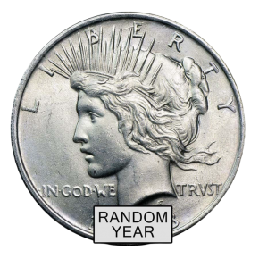 1922–1925 Peace Silver Dollar BU (Random Year)