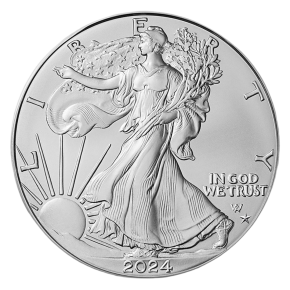 2024-(P) 1 oz American Silver Eagle BU (Star Privy)