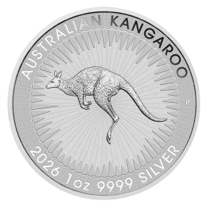2026 Australia 1 oz Silver Kangaroo – BU