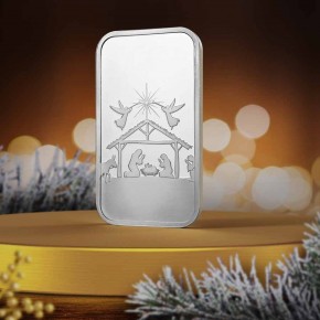 1 oz Silver Bar – Nativity (Christmas Edition)