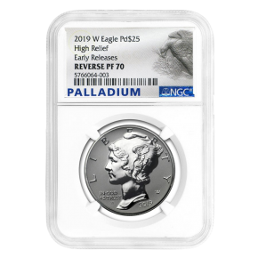 2019-W Palladium Eagle – Reverse Proof PF-70 (NGC, Label Varies)