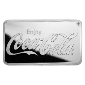 Coca-Cola® 1 oz Silver Struck Bar – .999 Fine Silver