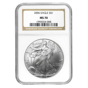 2006 American Silver Eagle – NGC MS-70