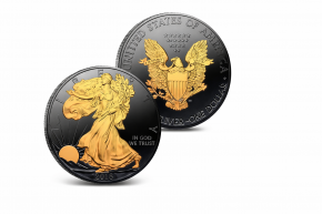 2018 Ruthenium & Gold-Highlighted American Silver Eagle (Collector Edition)