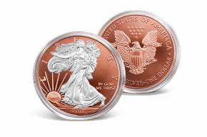 2018 Rose Gold&ndash;Plated American Silver Eagle &ndash; Collector Edition