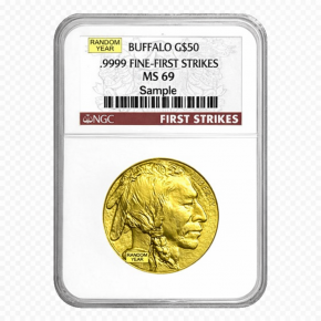 1 oz American Gold Buffalo MS-69 NGC/PCGS (Random Year)