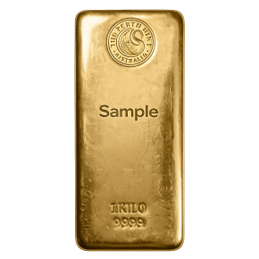 1 Kilo Gold Bar &ndash; The Perth Mint (.9999 Fine, in Assay)