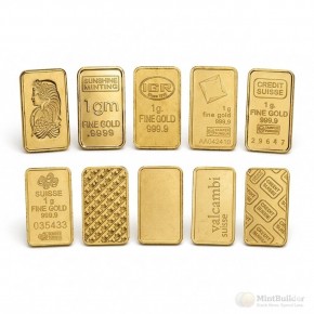 1 Gram Gold Bar - Design Our Choice