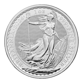 2026 1 oz Silver Britannia Coin BU