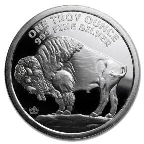 1 oz Silver Buffalo Round - Random Mint