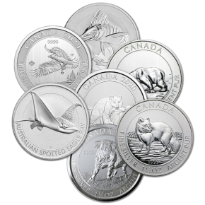 1.5 oz Government-Minted Silver Coin (Random Design & Date)