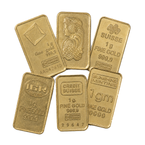 1 Gram Gold Bar - Design Our Choice