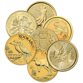 1/10 Oz Sovereign Minted Gold Coins - Design Our Choice