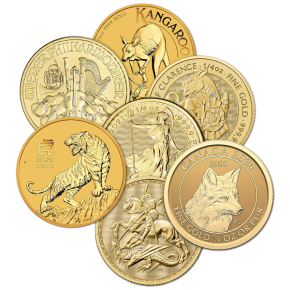 1/4 Oz Sovereign Minted Gold Coins - Design Our Choice