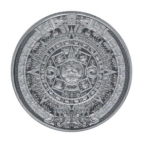 1/10 oz Silver Round - Aztec Calendar