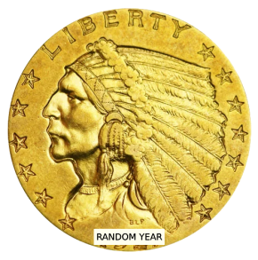 $2.50 U.S. Indian Gold Quarter Eagles