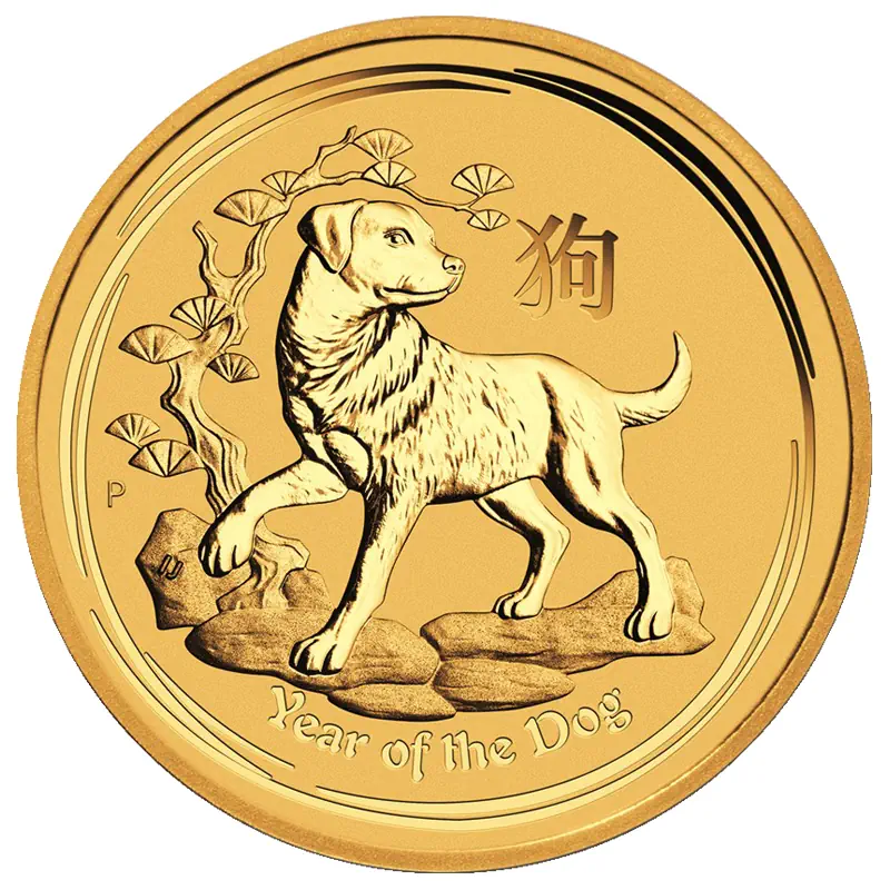 Perth Mint Year of the Dog Gold Coins