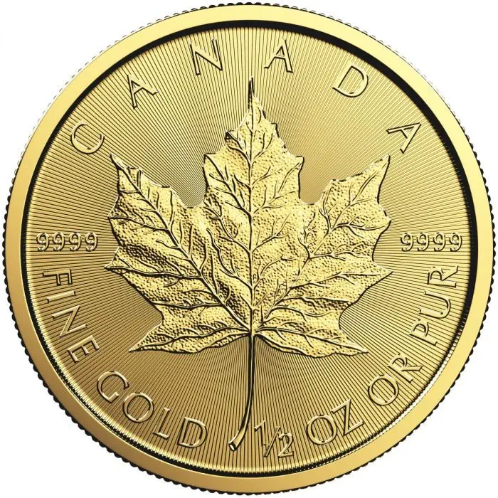 1/2 oz Gold Maple Leaf Coins
