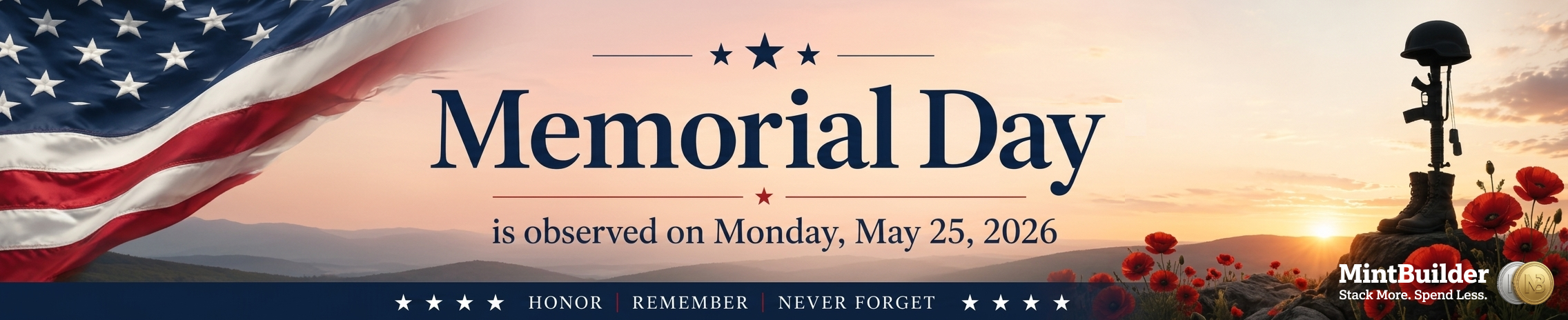 This Memorial Day, we remember and honor those who gave everything in service to our nation.