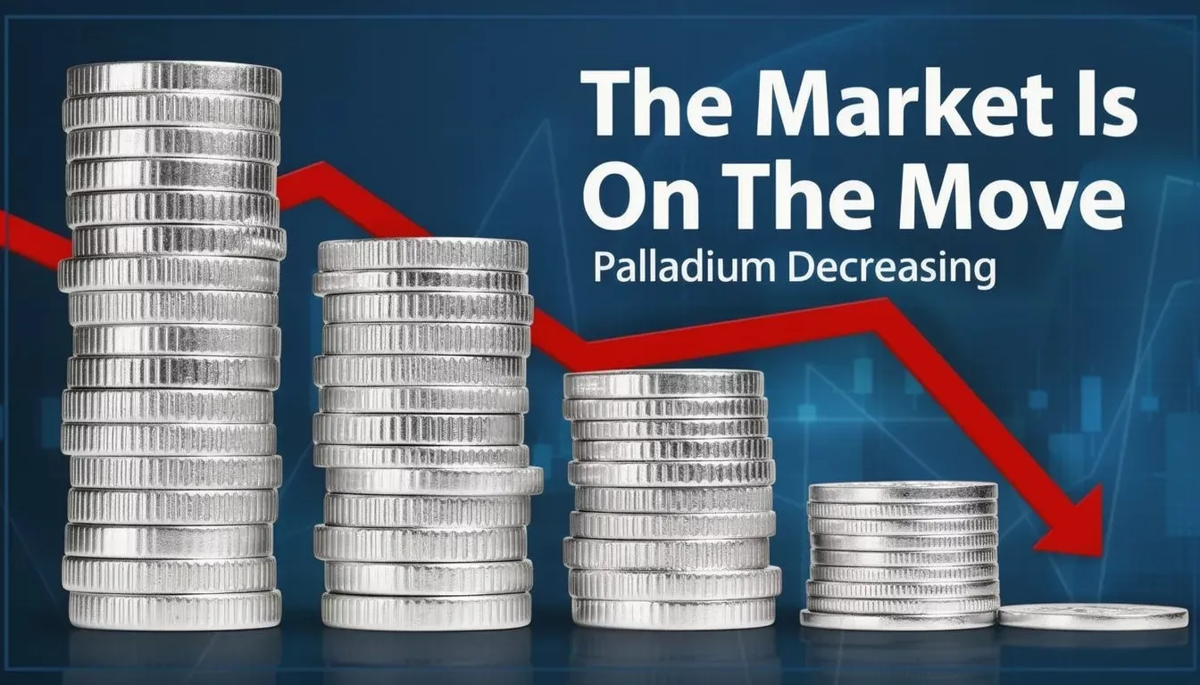 Palladium Eases as Market Sentiment Softens Amid Cautious Trading