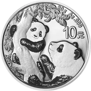 Chinese Silver Panda Coins