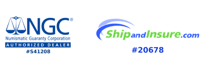 NGC Authorized Dealer, 100% Secure