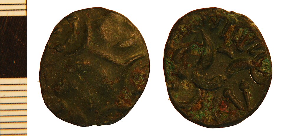 1785 Bar Copper Cent obverse and reverse showing full design details