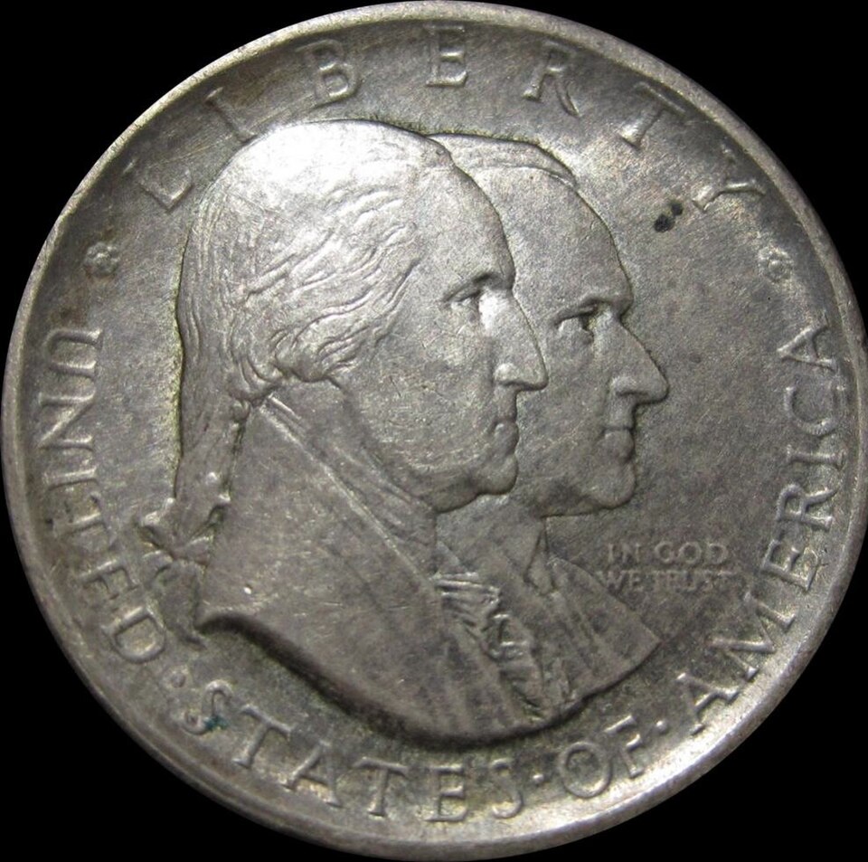 1926 United States Sesquicentennial Coinage obverse and reverse showing full design details