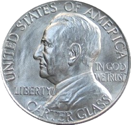 1936 Lynchburg, Virginia, Sesquicentennial Half Dollar obverse and reverse showing full design details