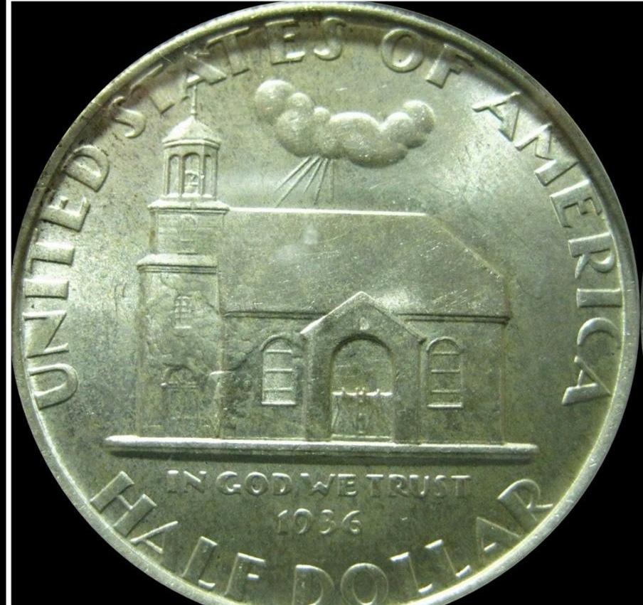 Collection of 1937 Delaware Tercentenary Half Dollar coins in various grades and dates