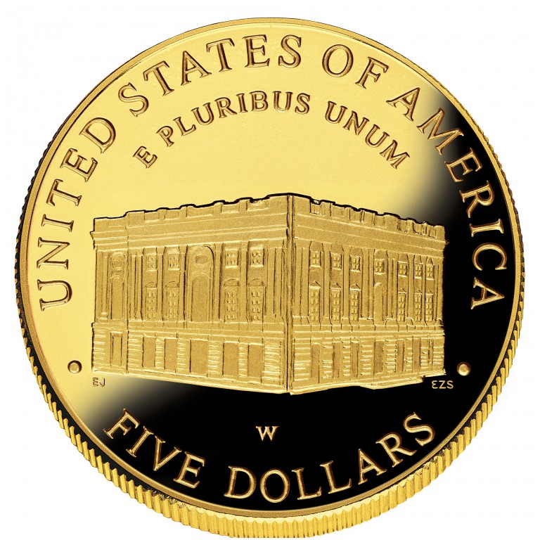 2001 United States Capitol Visitor Center Commemorative Coins obverse and reverse showing full design details