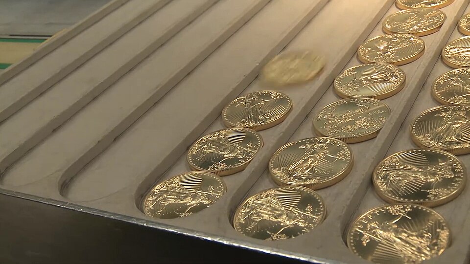 American Gold Eagle coins in original U.S. Mint tube for maximum resale value