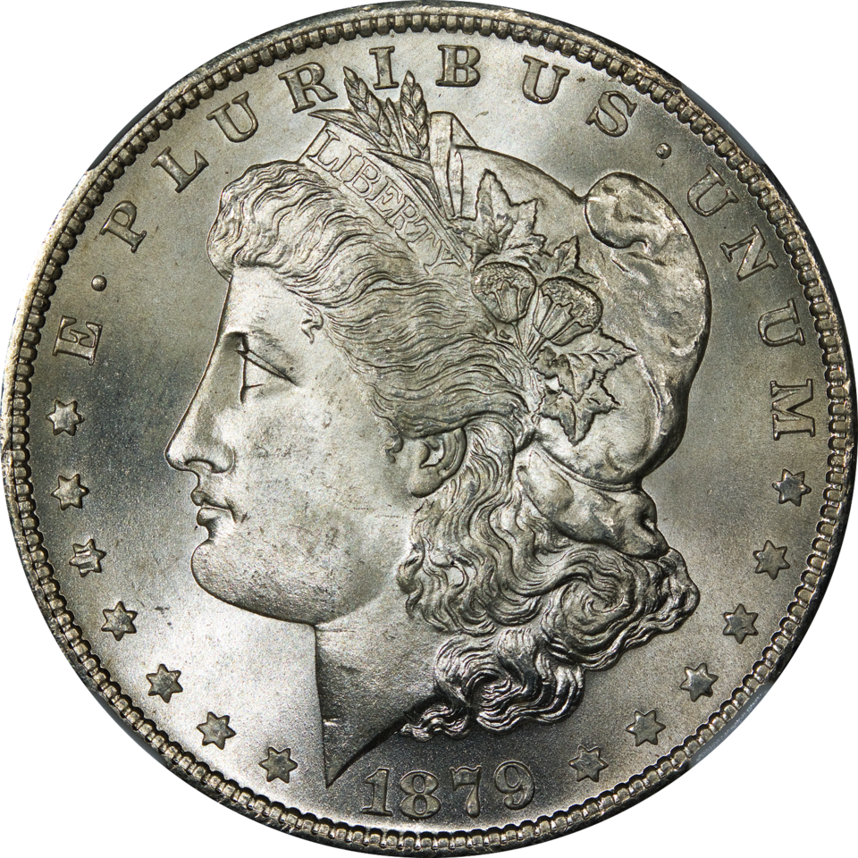 Morgan Silver Dollar obverse showing Lady Liberty and reverse showing heraldic eagle